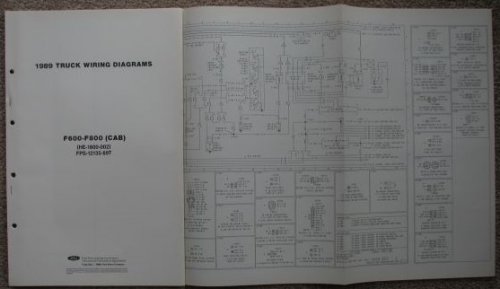 1989 Ford Truck Wiring Diagrams: F600-F800 (Cab) (HE-1800-002) [Loose Leaf]