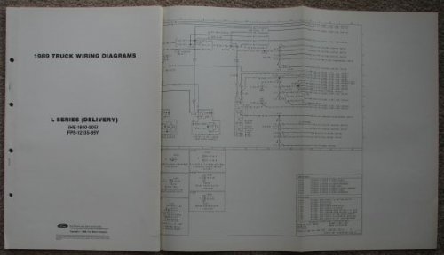 1989 Ford Truck Wiring Diagrams: L Series (Delivery) (HE-1800-005) [Loose Leaf]