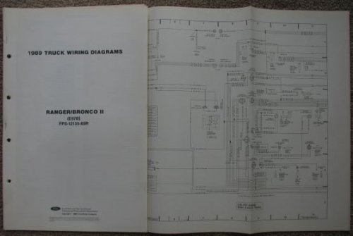 1989 Ford Truck Wiring Diagrams: Ranger/Bronco II (E97B) [Loose Leaf]