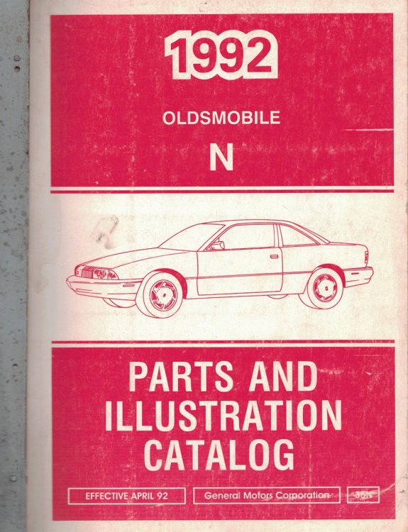 Image for 1992 Oldsmobile 1992 Oldsmobile