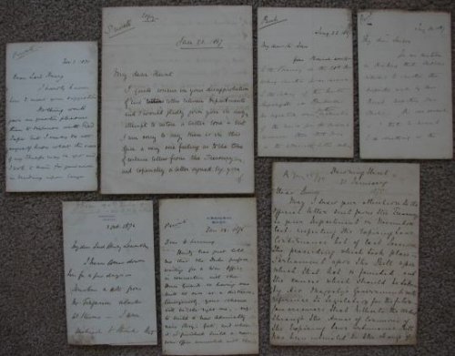 A Lot of Miscellaneous Correspondence between the British Treasury and Admiralty (mostly to Lord Henry Lennox) between 1867 and 1876