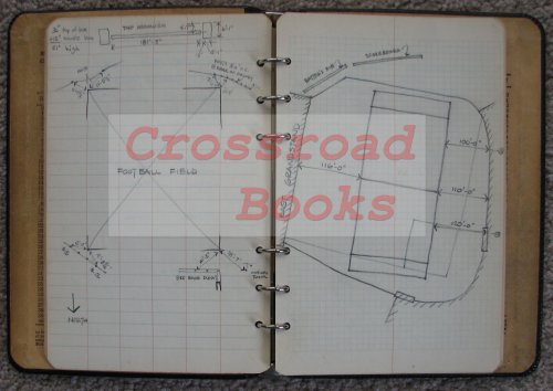 Engineers' Loose-Leaf Field Book: Filled with Architectural Survey Notes and Site Drawings, 1963-1987 [Minnesota area] [includes work on Metropolitan Stadium]