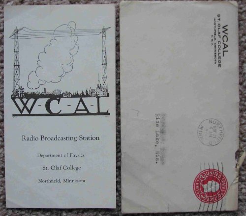 1924 WCAL Radio Station Pamphlet [St. Olaf College, Northfield, Minnesota]