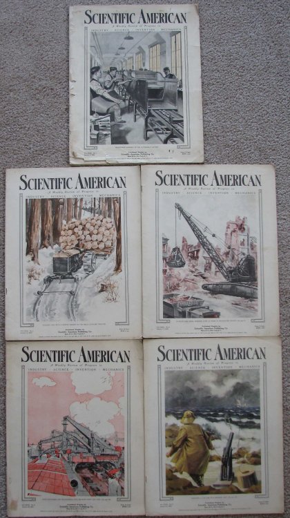Scientific American, A Weekly Review of Progress; Includes five issues for January 1920 (January 3, January 10, January 17, January 24, and January 31)