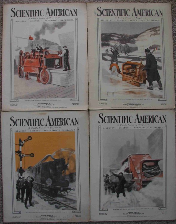 Scientific American, A Weekly Review of Progress; Includes four issues for February 1920 (February 7, February 14, February 21, and February 28)