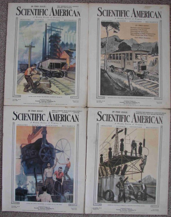 Scientific American, A Weekly Review of Progress; Includes four issues for June 1920 (June 5, June 12, June 19, and June 26)