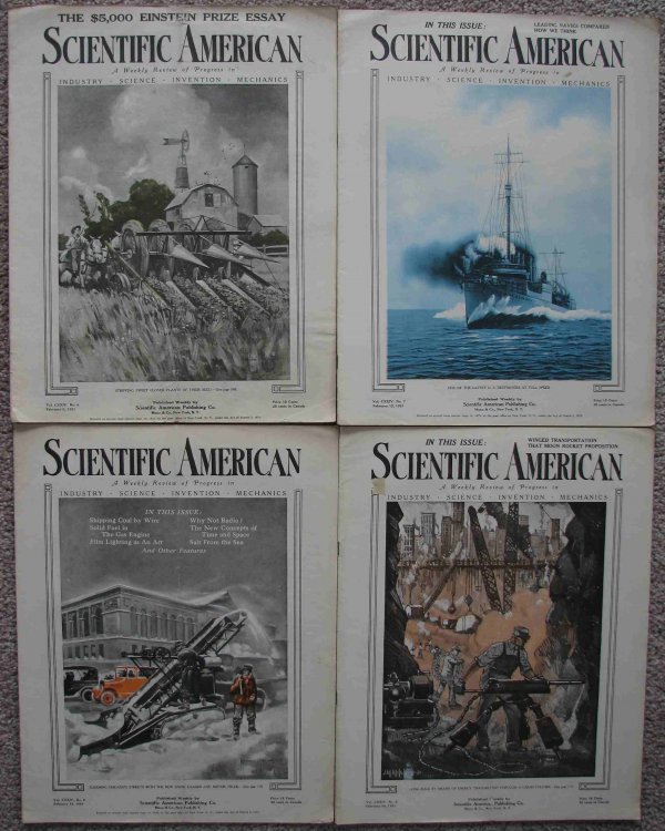 Scientific American, A Weekly Review of Progress; Includes four issues for February 1921 (February 5, February 12, February 19, and February 26)