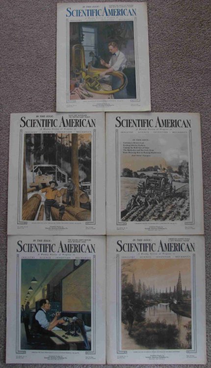 Scientific American, A Weekly Review of Progress; Includes five issues for April 1921 (April 2, April 9, April 16, April 23, and April 30)