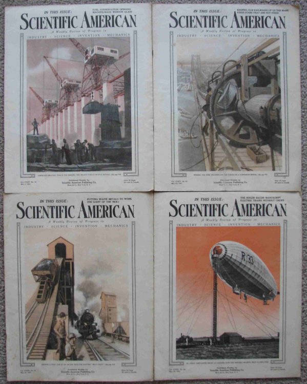Scientific American, A Weekly Review of Progress; Includes four issues for May 1921 (May 7, May 14, May 21, and May 28)