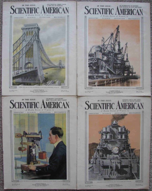 Scientific American, A Weekly Review of Progress; Includes four issues for June 1921 (June 4, June 11, June 18, and June 25)
