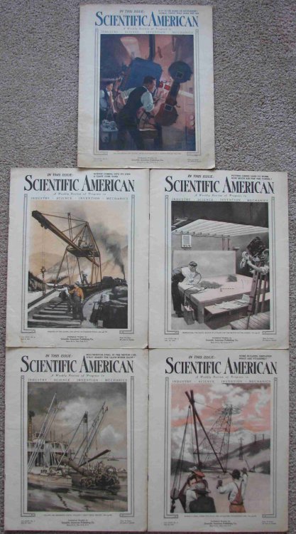 Scientific American, A Weekly Review of Progress; Includes five issues for July 1921 (July 2, July 9, July 16, July 23, and July 30)