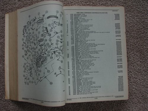 1982-91 Oldsmobile Ciera [Parts] Illustration Catalog [loose leaf] [Cutlass]