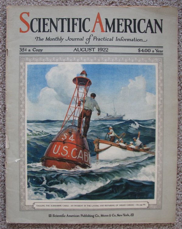 Scientific American, A Monthly Journal Of Practical Information; August, 1922
