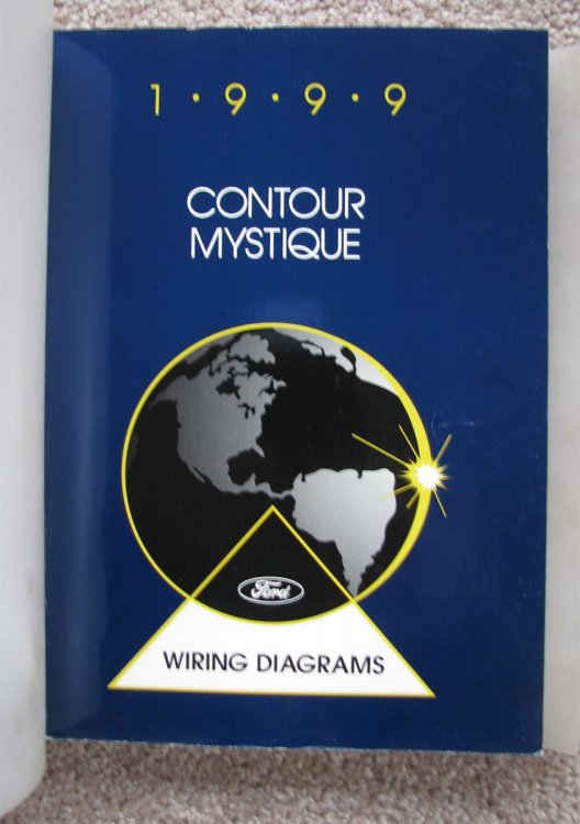 1999 Ford Contour, Mystique Wiring Diagrams Manual (FCS-12253-99)