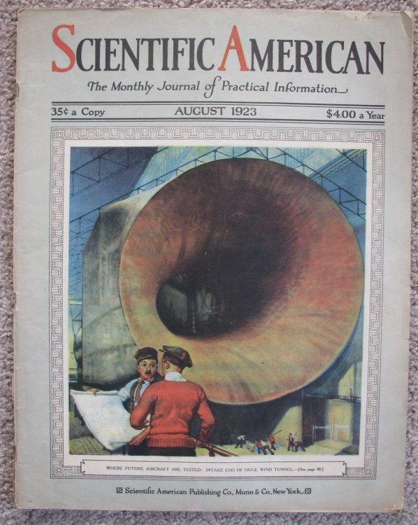 Scientific American, A Monthly Journal of Practical Information; August, 1923