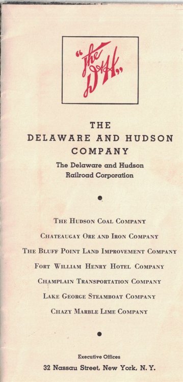The Delaware and Hudson Company: 