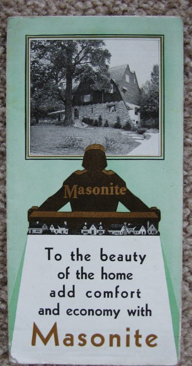 Masonite: To The Beauty Of The Home Add Comfort And Economy With Masonite [brochure] [ephemera Acquired At The 1934 Chicago World's Fair]