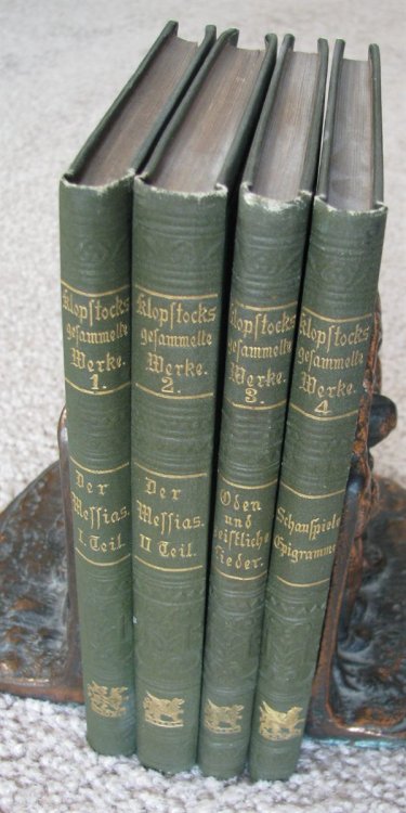 Klopstock's Gesammelte Werke in vier Bnden (4 volume set)