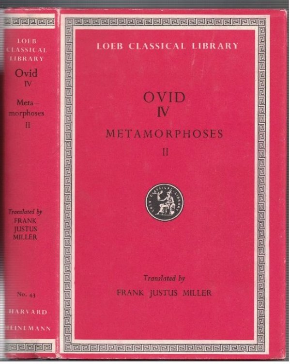 Ovid IV Metamorphoses (volume 2 only)