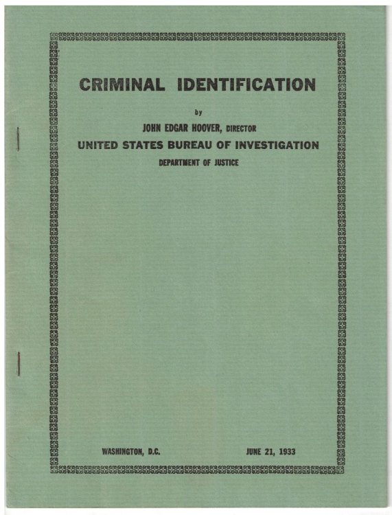 Criminal Identification