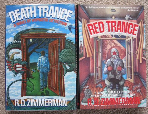 [Lot of 2 signed Maddy and Alex Phillips mysteries]: Death Trance, and Red Trance