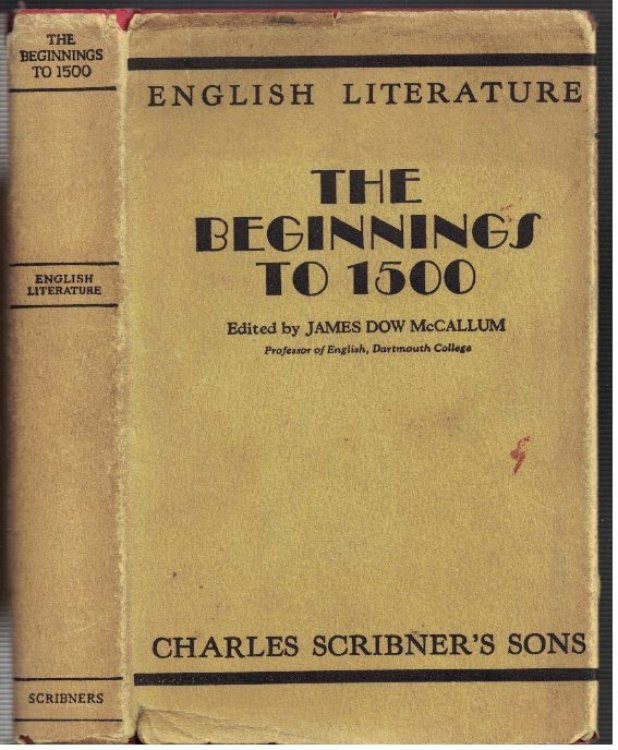 The Beginnings to 1500 [English Literature]