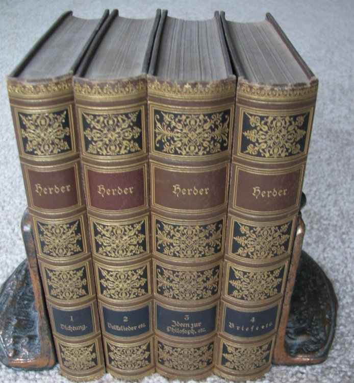 Herders Werke. Kritisch durchgesehene und erluterte Ausgabe [4 volume set]