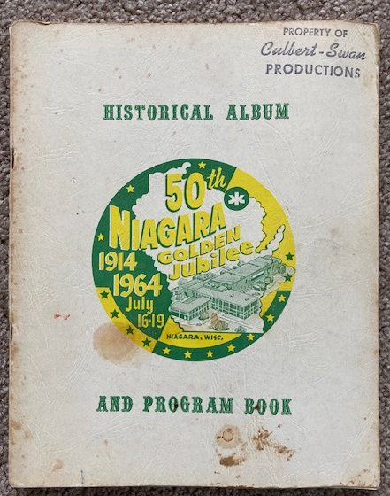 50th Niagara (Wisconsin) Golden Jubilee, 1914-1964: Historical Album and Program Book