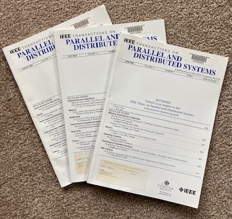 [3 issues of] IEEE transactions on Parallel and Distributed Systems [June 2003, V14, Number 6 / July 2003, V14, Number 7 / August 2003, V14, Number 8]