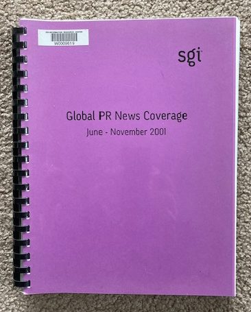 sgi Global PR News Coverage: June - November 2001 [Silicon Graphics]