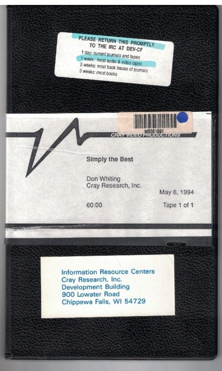 Simply the Best [VHS Videotape] [Cray Research]