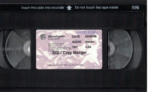 SGI / Cray Merger [VHS Videotape] [Cray Research]