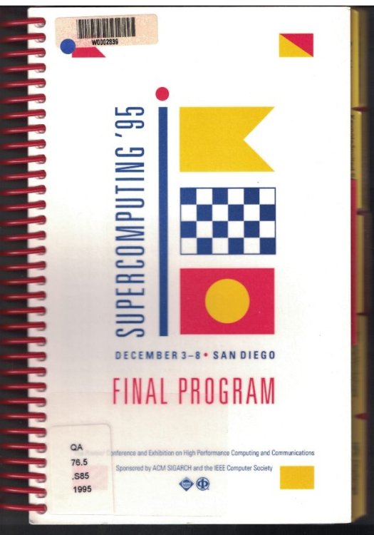 Supercomputing '95, December 3-8, San Diego: Final Program [Cray Research]