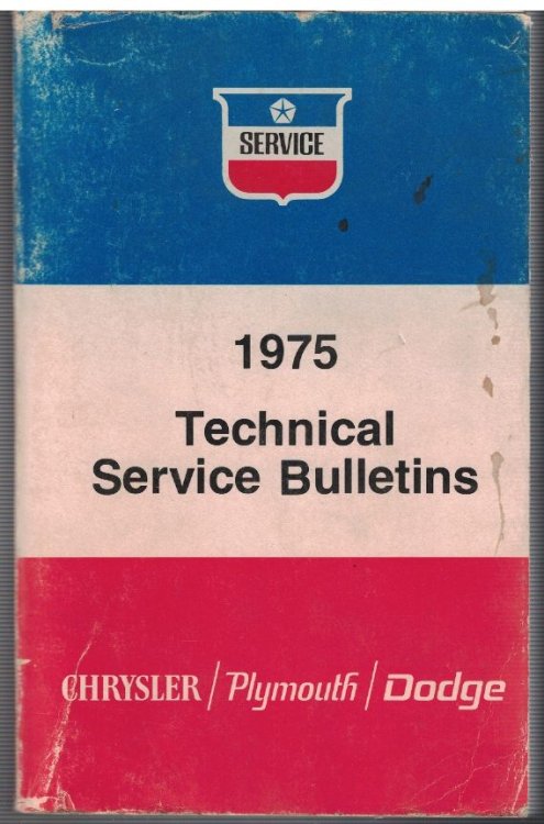 1975 Chrysler / Plymouth / Dodge Technical Service Bulletins