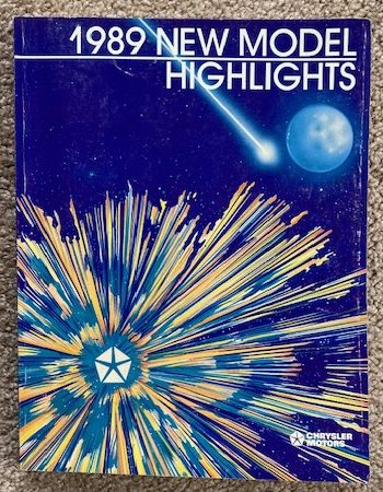 Image for 1989 Chrysler Motors New Model Highlights and Technocal Features 1989 Chrysler Motors New Model Highlights and Technocal Features