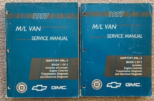 1997 Chevrolet, GMC M/L Van Service Manual (2 volume set)