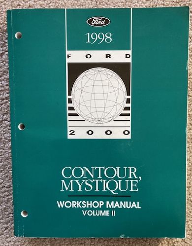 1998 Ford Contour, Mercury Mystique Workshop Manual, Volume 2