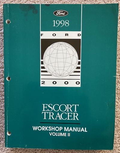 1998 Ford Escort, Mercury Tracer Workshop Manual, Volume 2 [Body & Electrical]