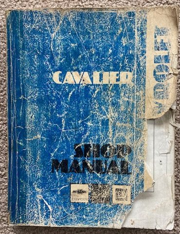 1984 Chevrolet Cavalier Shop Manual [Original Service Manual]
