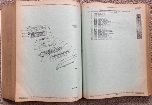 Pontiac Parts Illustration Catalog [circa 1980's]