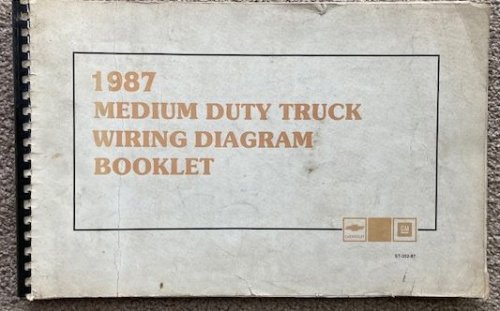1987 Chevrolet / GMC Medium Duty Truck Wiring Diagram Booklet [Manual]