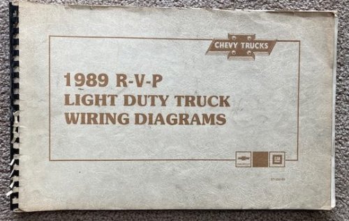 1989 Chevrolet / GMC R-V-P Light Duty Truck Wiring Diagrams [Manual]