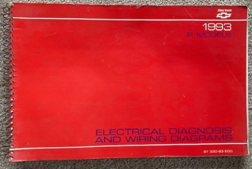 1993 Chevrolet Trucks P Models: Electrical Diagnosis And Wiring Diagrams [Manual]