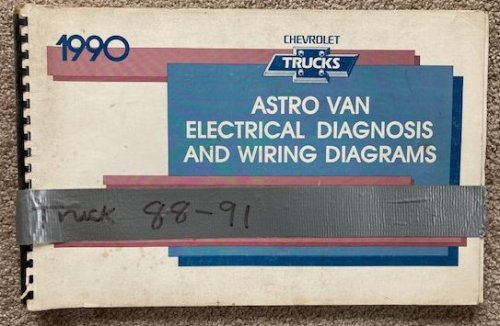 1990 Chevrolet Trucks, Astro Van: Electrical Diagnosis and Wiring Diagrams [Manual]