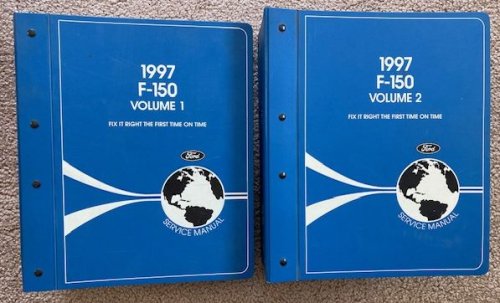 1997 Ford F-150 HD, F-250 Service (Workshop) Manual, 2 volume set [including 
