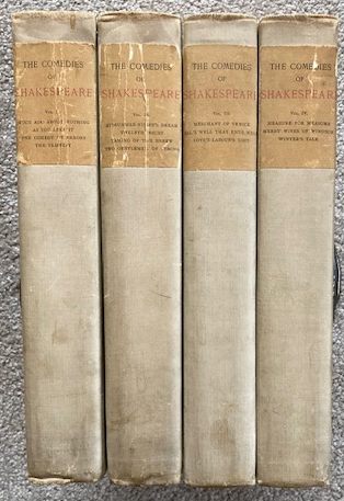 The Comedies of William Shakespeare, with many Drawings by Edwin A. Abbey (4-volume set)