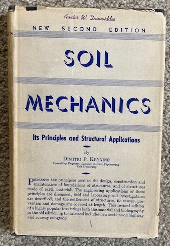 Soil Mechanics: Its Principles and Structural Applications