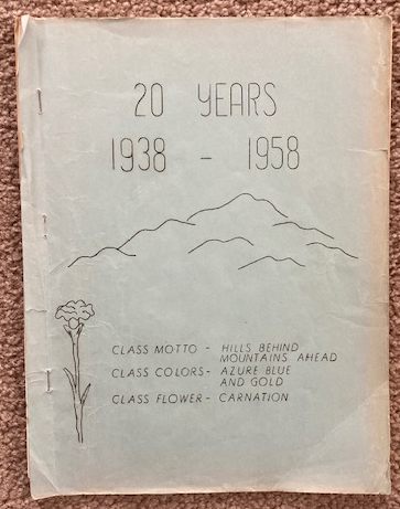 20 Years, 1938-1958 [Eau Claire Wisconsin High School Class Reunion]