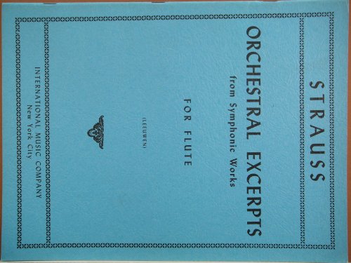 Orchestral Excerpts for Flute