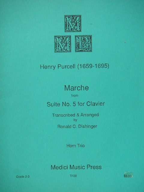 Marche from Suite No. 5 for Clavier